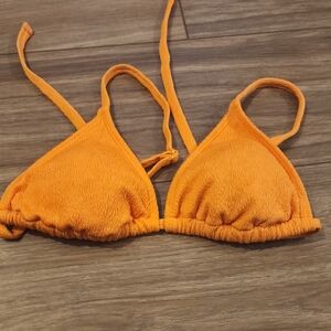 Shade & Shore Bold Orange Bikini Top